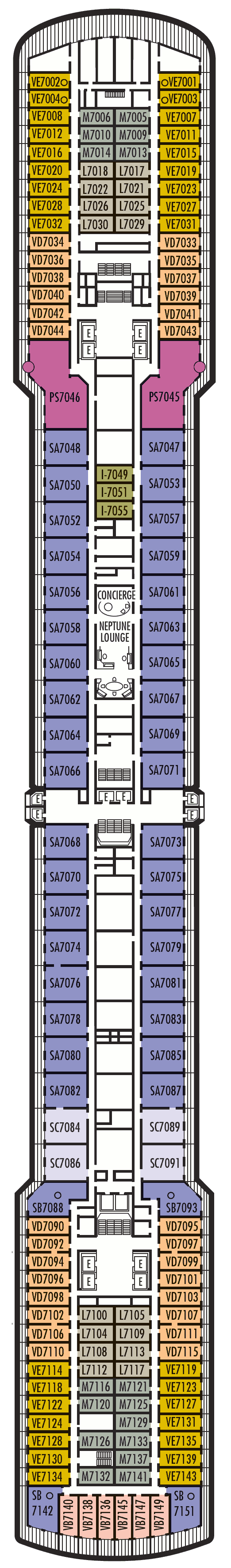 Zuiderdam deck plans - Cruiseline.com