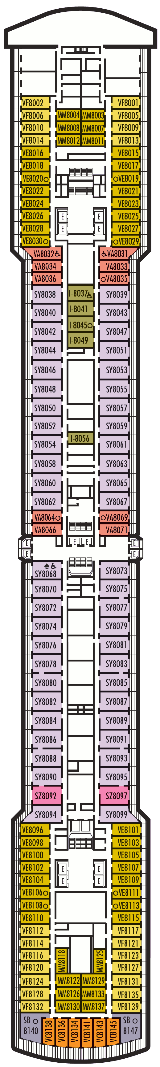 Zuiderdam deck plans - Cruiseline.com