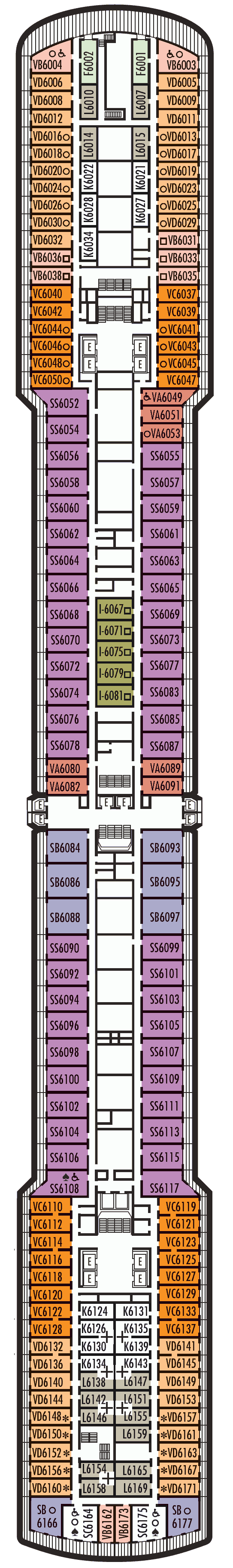 Zuiderdam Deck Plans - Cruiseline.com