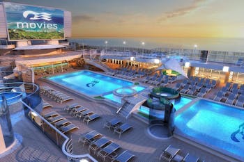 Pools onboard the Discovery Princess - Cruiseline.com