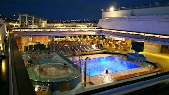 Pools onboard the Carnival Conquest - Cruiseline.com