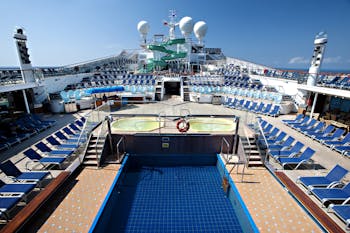 Pools onboard the Carnival Glory - Cruiseline.com